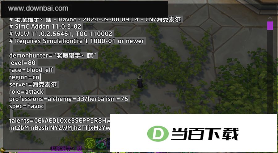 Simulationcraft插件 软件截图
