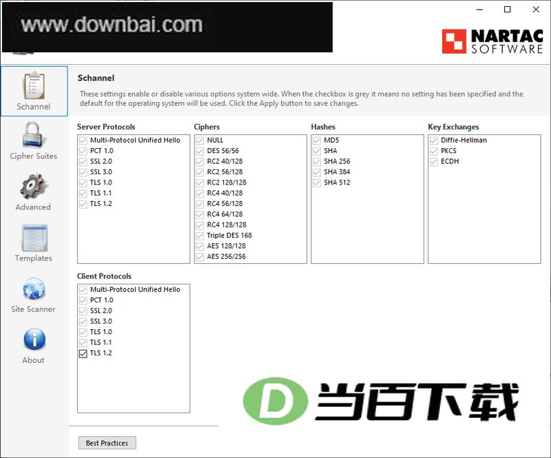 IIS Crypto官方版 软件界面截图