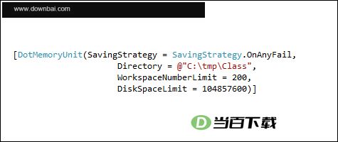 JetBrains DotMemory(内存分析工具) 软件截图