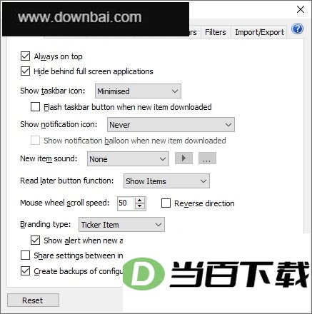 desktop ticker(���������Ϣ������) ���������ͼ