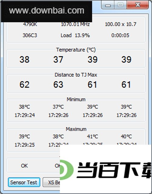 Real Temp(CPU�¶Ȳ��Թ���) ������ͼ