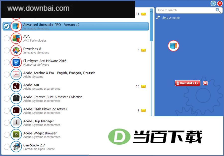advanced uninstaller pro(����ж�ع���)�ٷ��� �����ͼ