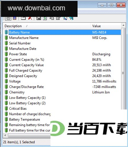 BatteryInfoView(�ʼǱ���ؼ������) ���������ͼ