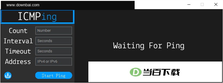 ICMPing 软件界面截图