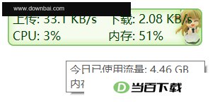 TrafficMonitor(网速监控悬浮窗软件) 软件界面截图