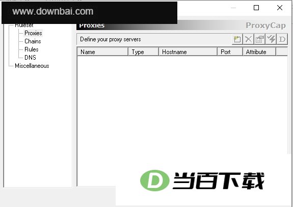 ProxyCap(代理服务器工具)官方版 软件界面截图