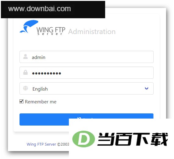 Wing FTP Server(FTP服务器) 软件界面截图