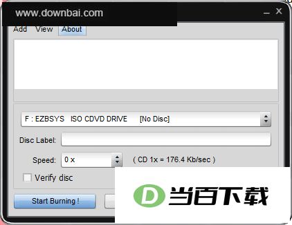 Easy Disc Burner(���̿�¼����) ������ͼ