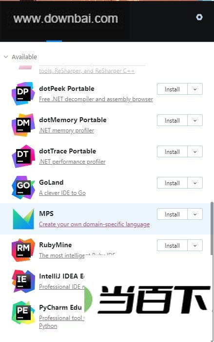 JetBrains Toolbox App(JetBrains工具箱) 软件界面截图