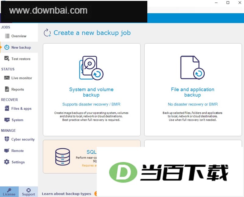 BackupAssist(数据备份软件) 软件截图