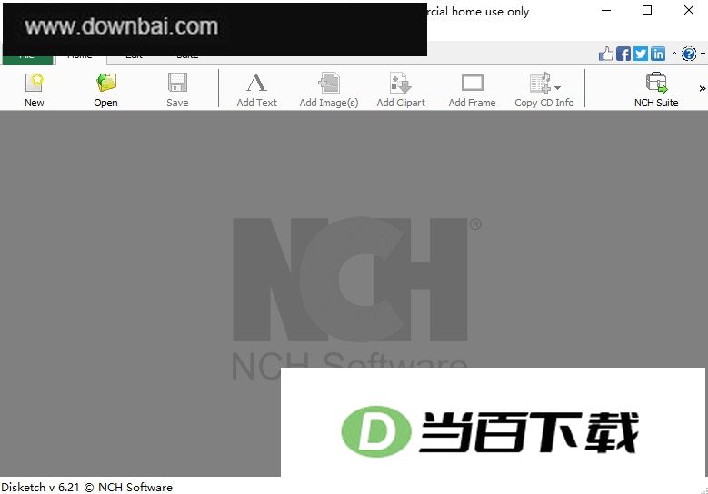 NCH Disketch Disc Label(光盘封面制作工具) 软件截图