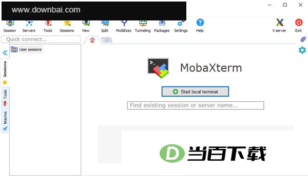 MobaXterm(远程终端控制软件)便携版 软件界面截图
