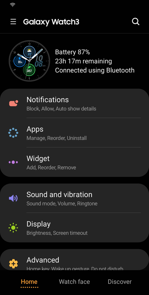 �������ܴ���App�°�(Galaxy Wearable)��ͼ1
