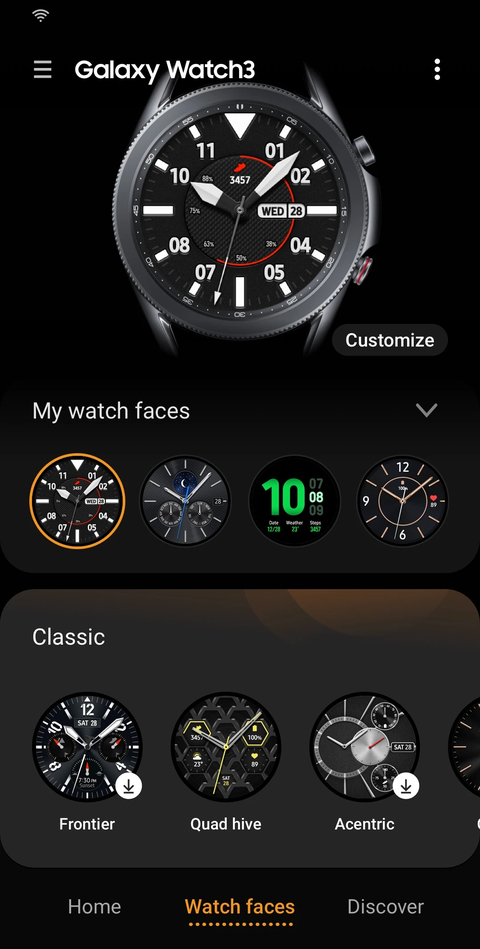 �������ܴ���App�°�(Galaxy Wearable)��ͼ3