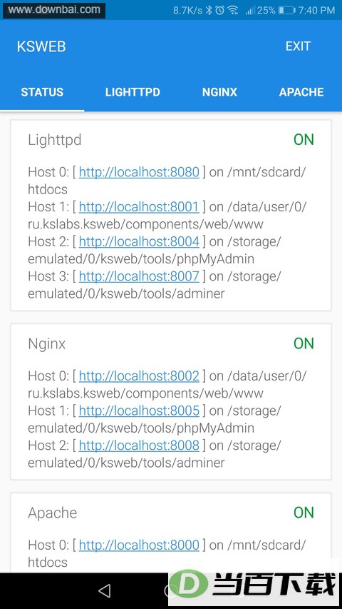 KSWEB�ٷ����İ��ͼ3