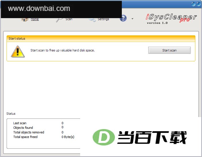 iSysCleaner Pro 搜素并删除垃圾文件 软件界面截图