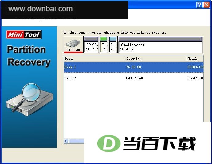 MiniTool Partition Recovery(�����ָ�����) ���������ͼ