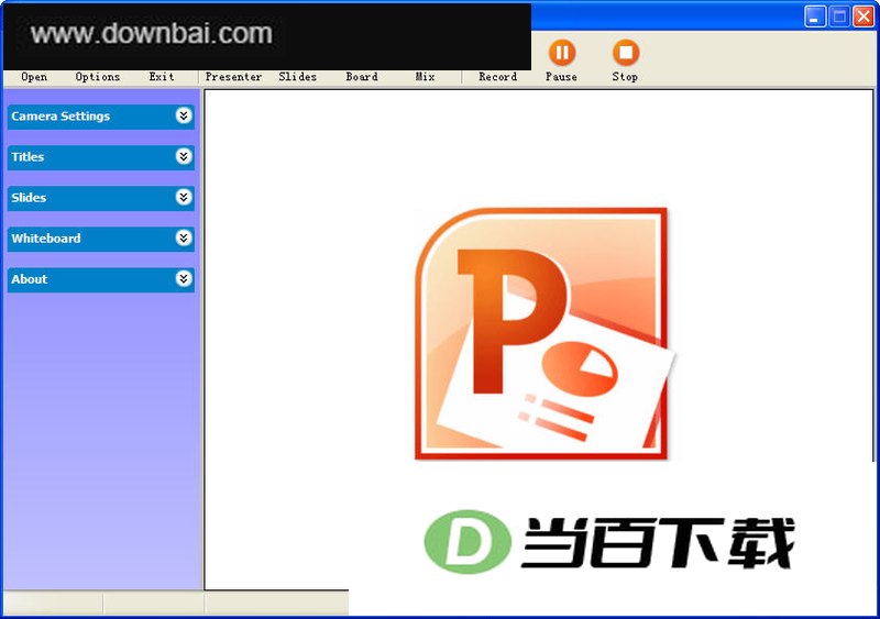 多媒体制作软件工具(RealShow) 软件界面截图
