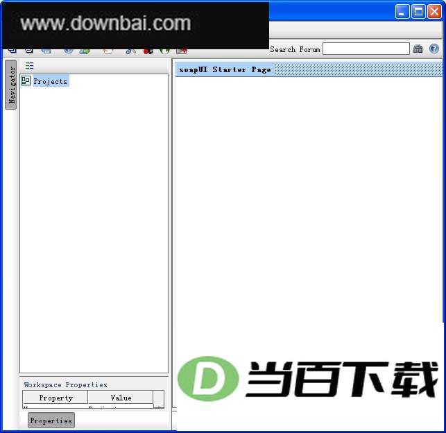 Web服务监控soapUI 软件界面截图