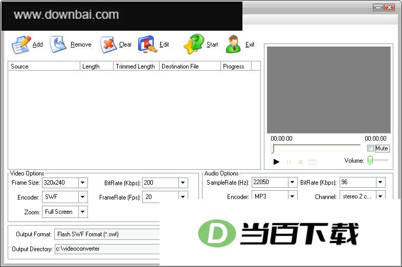 SWF��ʽת��(iFree SWF Converter) ���������ͼ