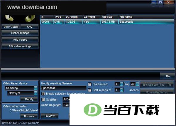 DVD格式转换工具(DVD Catalyst 4) 软件界面截图