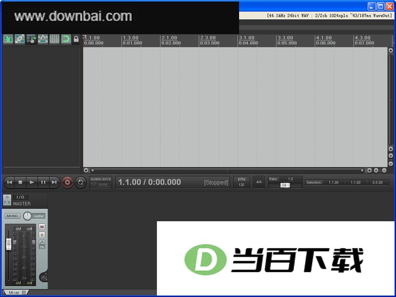 音频录制编辑工具(REAPER Portable) 软件界面截图