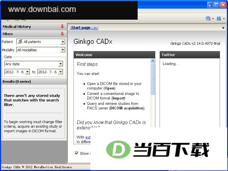 dicom�ļ����(Ginkgo CADx) ���������ͼ