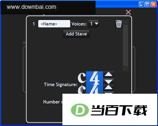音乐作曲工具(Musink Lite) 软件界面截图