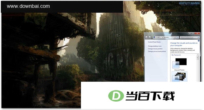 孤岛危机3壁纸主题(Crysis 3 Artwork Theme) 软件界面截图