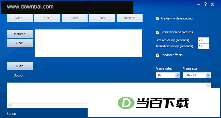 ��Ƭ����AVI��Ƶ(Freemore Slideshow Maker) ���������ͼ