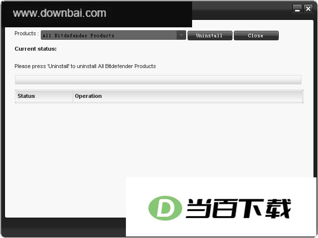 BitDefender 2013卸载工具 软件界面截图