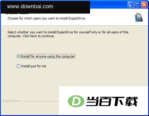 ����������ӳ�乤��(ExpanDrive) ���������ͼ