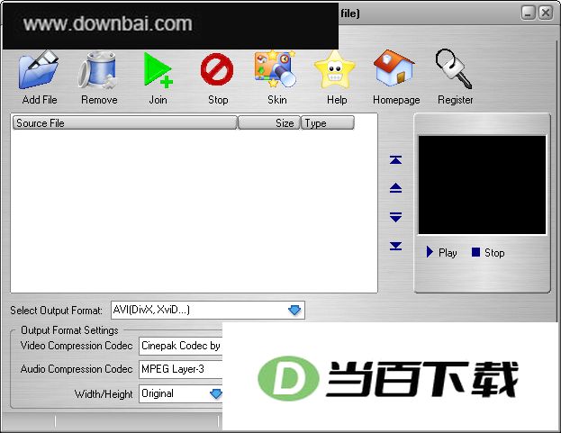 Batch Video Joiner(��Ƶ��������) �����ͼ