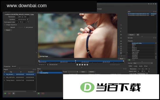视频编辑器 Shotcut 界面截图