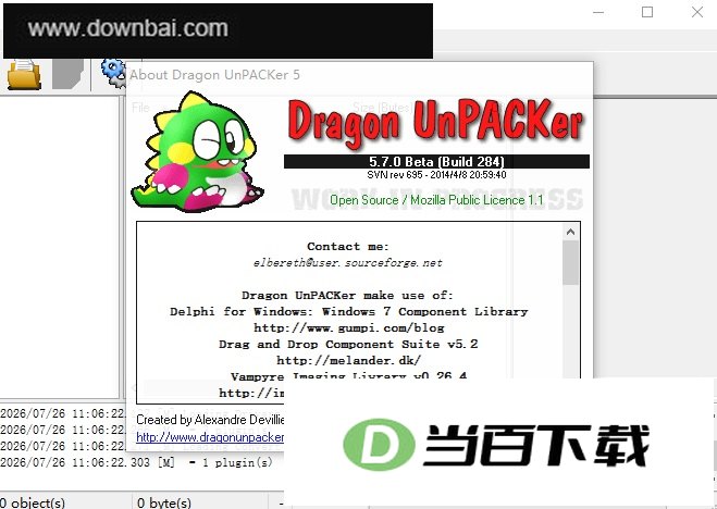 Dragon UnPACKer(游戏解包工具) 软件截图
