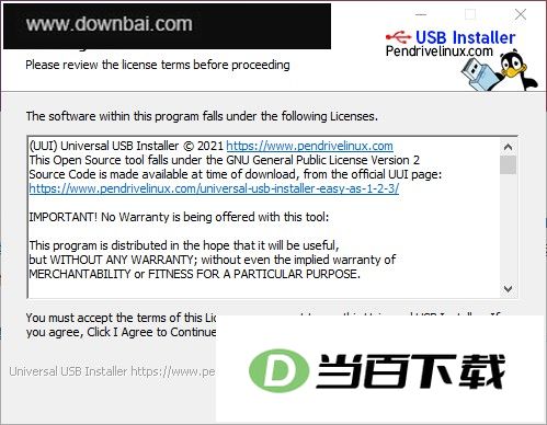 Universal USB Installer 软件截图
