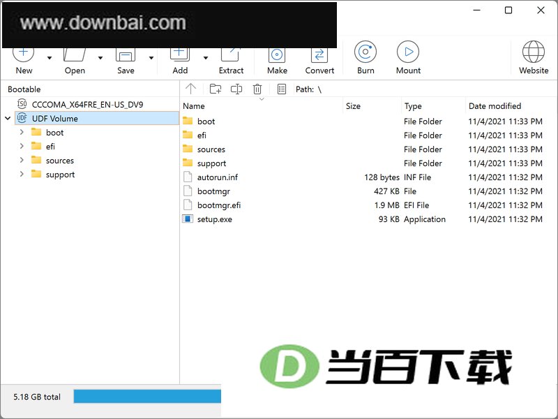 winiso(磁盘镜像编辑工具) 软件截图