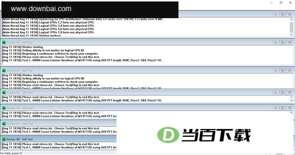 Prime95(CPU�ȶ��Բ���) ������ͼ