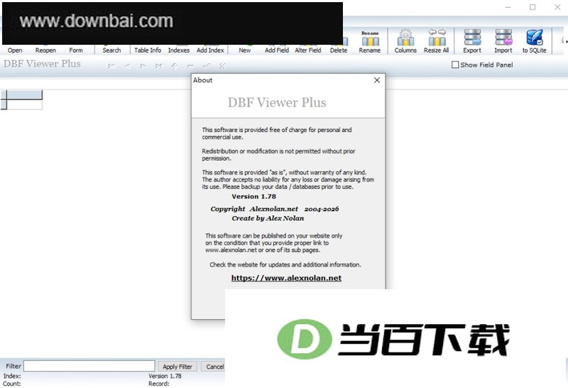 DBF Viewer Plus(DBF�Ķ���) ������ͼ
