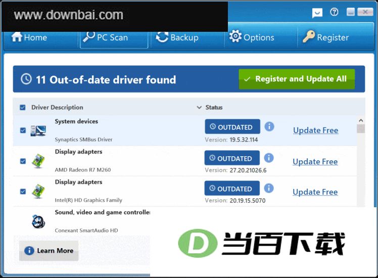 WinZip Driver Updater 软件截图